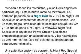 Harley-Davidson, Night Rod VRod Special, 2007