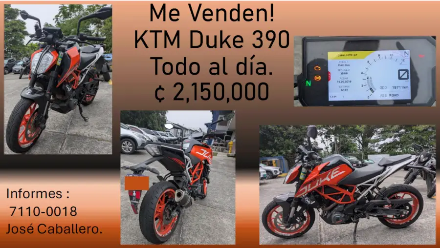 KTM, DUKE 390, 2019